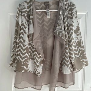 Chico’s Dressy open jacket